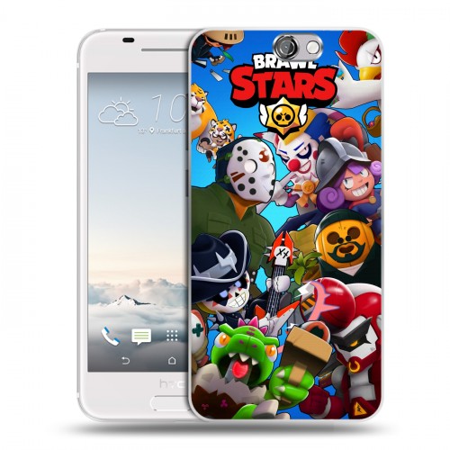 Дизайнерский пластиковый чехол для HTC One A9 Brawl Stars
