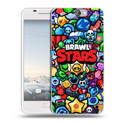 Дизайнерский пластиковый чехол для HTC One A9 Brawl Stars