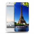 Дизайнерский пластиковый чехол для HTC One A9 Париж