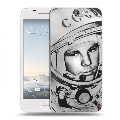 Дизайнерский пластиковый чехол для HTC One A9 Юрий Гагарин