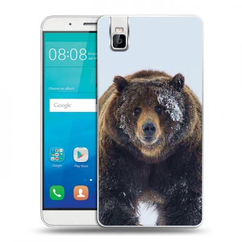 Дизайнерский пластиковый чехол для Huawei ShotX Медведь