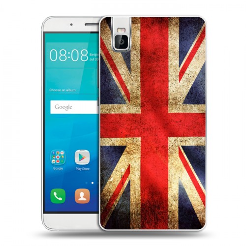 Дизайнерский пластиковый чехол для Huawei ShotX Флаг Британии