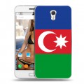 Дизайнерский силиконовый чехол для ZUK Z1 Флаг Азербайджана