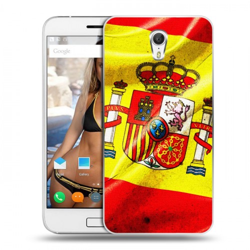 Дизайнерский силиконовый чехол для ZUK Z1 Флаг Испании