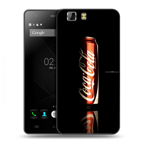 Дизайнерский пластиковый чехол для Doogee X5 Coca-cola