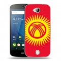 Дизайнерский силиконовый чехол для Acer Liquid Z530 флаг Киргизии