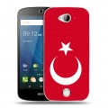 Дизайнерский силиконовый чехол для Acer Liquid Z530 Флаг Турции