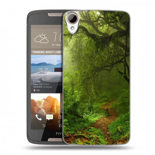 Дизайнерский пластиковый чехол для HTC Desire 828 лес