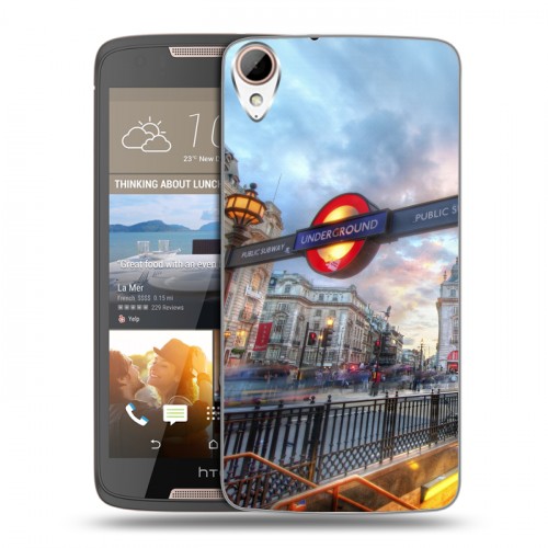 Дизайнерский пластиковый чехол для HTC Desire 828 Лондон