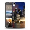 Дизайнерский пластиковый чехол для HTC Desire 828 Сингапур