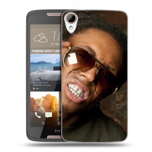 Дизайнерский пластиковый чехол для HTC Desire 828 Lil Wayne