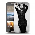 Дизайнерский пластиковый чехол для HTC Desire 828 Ким Кардашьян