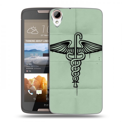 Дизайнерский пластиковый чехол для HTC Desire 828 Доктор Хаус