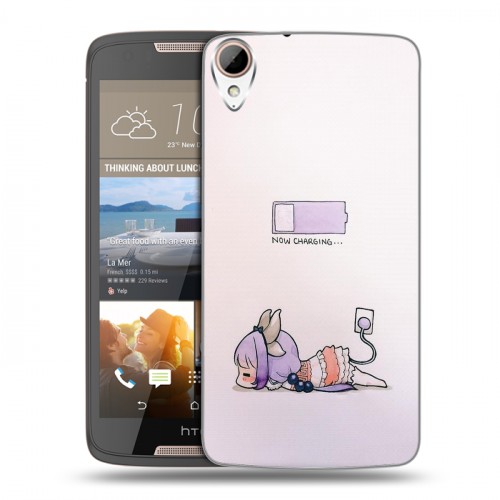 Дизайнерский силиконовый чехол для HTC Desire 828 Аниме