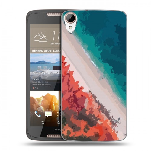 Дизайнерский пластиковый чехол для HTC Desire 828 Романтика путешествий