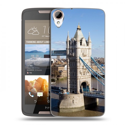 Дизайнерский пластиковый чехол для HTC Desire 828 Лондон