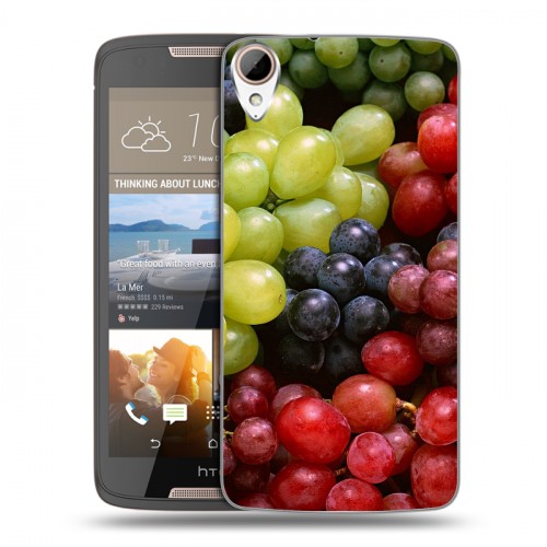 Дизайнерский пластиковый чехол для HTC Desire 828 Фрукты текстуры