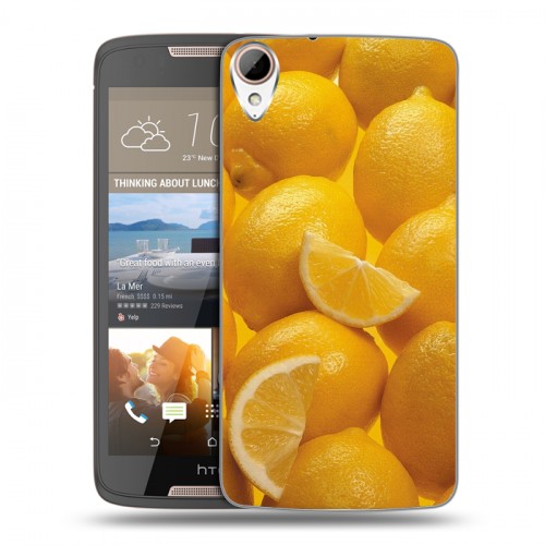 Дизайнерский пластиковый чехол для HTC Desire 828 Фрукты текстуры