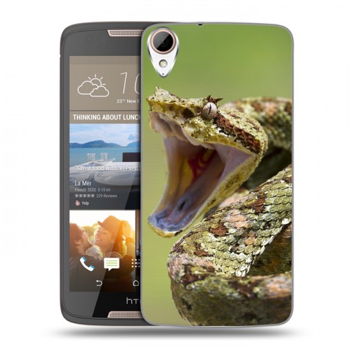 Дизайнерский пластиковый чехол для HTC Desire 828 Змеи