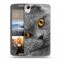 Дизайнерский пластиковый чехол для HTC Desire 828 Кошки