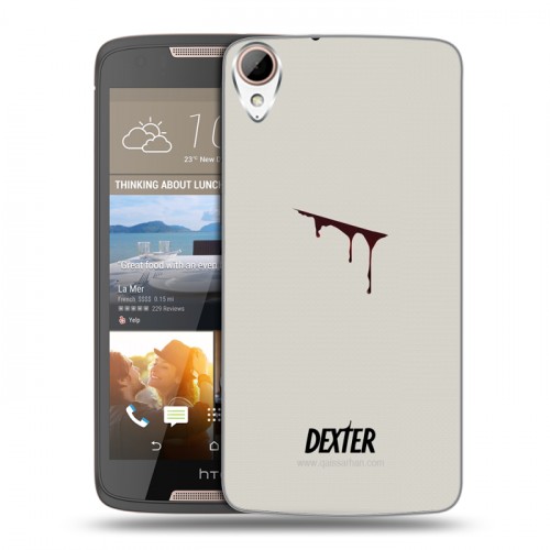 Дизайнерский пластиковый чехол для HTC Desire 828 Декстер