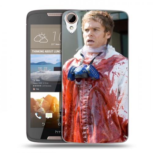 Дизайнерский пластиковый чехол для HTC Desire 828 Декстер