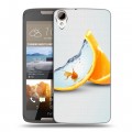 Дизайнерский пластиковый чехол для HTC Desire 828 Апельсины