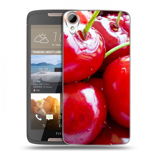 Дизайнерский пластиковый чехол для HTC Desire 828 Вишня