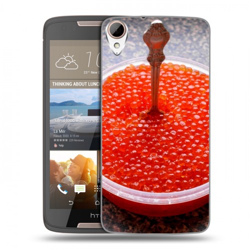 Дизайнерский пластиковый чехол для HTC Desire 828 Икра