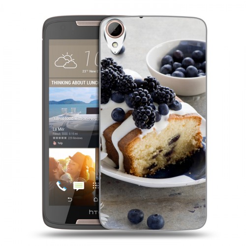 Дизайнерский пластиковый чехол для HTC Desire 828 Кексы