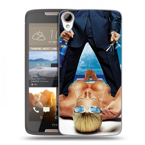 Дизайнерский пластиковый чехол для HTC Desire 828 Skyy Vodka