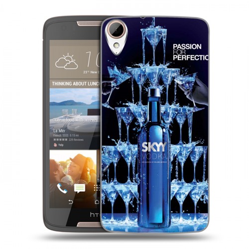 Дизайнерский пластиковый чехол для HTC Desire 828 Skyy Vodka