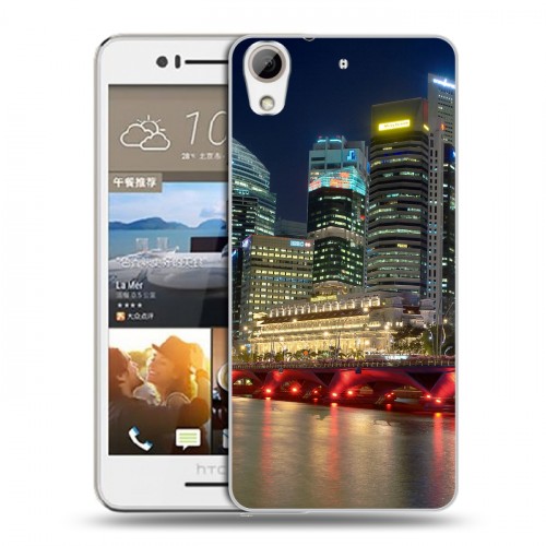 Дизайнерский пластиковый чехол для HTC Desire 728 Сингапур