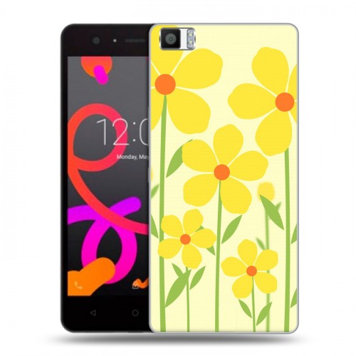 Дизайнерский силиконовый чехол для BQ Aquaris M5 Романтик цветы