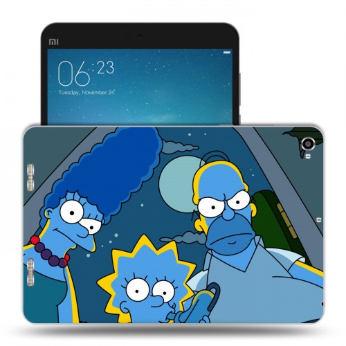 Дизайнерский силиконовый чехол для Xiaomi Mi Pad 2 Симпсоны
