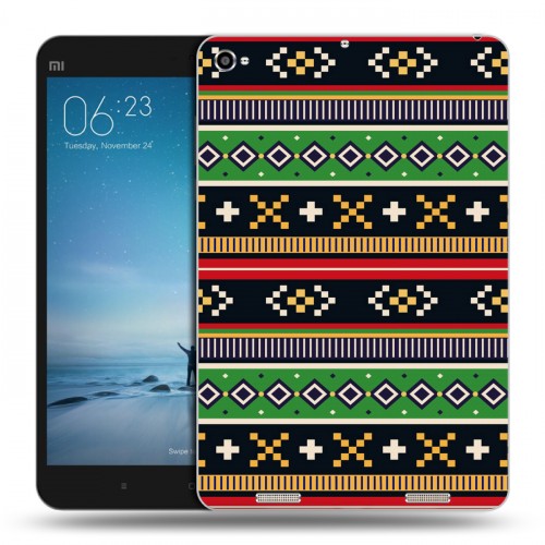 Дизайнерский силиконовый чехол для Xiaomi Mi Pad 2 Этнические мотивы