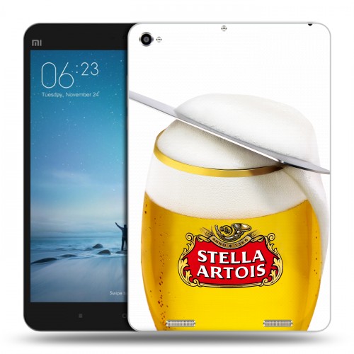 Дизайнерский силиконовый чехол для Xiaomi Mi Pad 2 Stella Artois