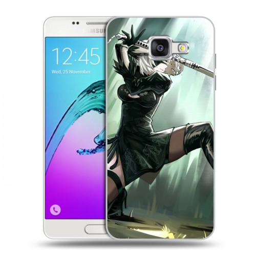 Дизайнерский силиконовый чехол для Samsung Galaxy A5 (2016) NieR:Automata