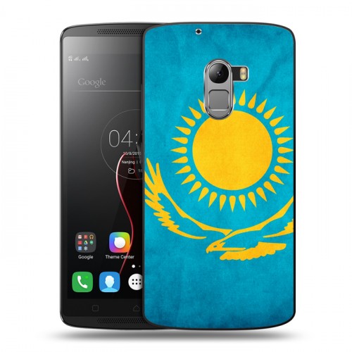 Дизайнерский пластиковый чехол для Lenovo A7010 Флаг Казахстана