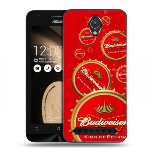 Дизайнерский пластиковый чехол для ASUS ZenFone Go 4.5 Budweiser