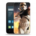 Дизайнерский силиконовый чехол для Alcatel One Touch Pixi 4 (4) Star Wars Battlefront