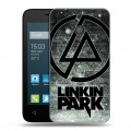 Дизайнерский силиконовый чехол для Alcatel One Touch Pixi 4 (4) Linkin Park