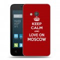 Дизайнерский пластиковый чехол для Alcatel One Touch Pixi 4 (4) Москва