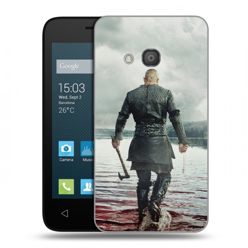Дизайнерский силиконовый чехол для Alcatel One Touch Pixi 4 (4) викинги