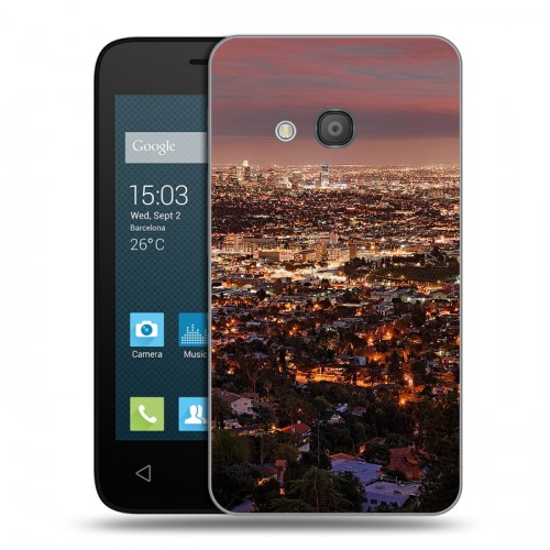 Дизайнерский силиконовый чехол для Alcatel One Touch Pixi 4 (4) Лос-Анджелес