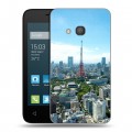 Дизайнерский силиконовый чехол для Alcatel One Touch Pixi 4 (4) Токио
