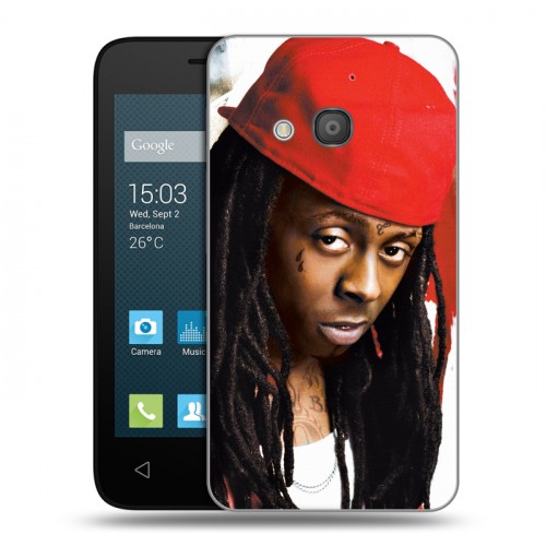 Дизайнерский силиконовый чехол для Alcatel One Touch Pixi 4 (4) Lil Wayne