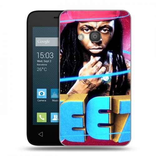 Дизайнерский силиконовый чехол для Alcatel One Touch Pixi 4 (4) Lil Wayne