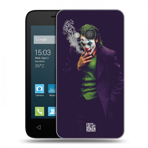 Дизайнерский силиконовый чехол для Alcatel One Touch Pixi 4 (4) Джокер