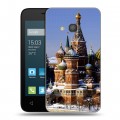 Дизайнерский силиконовый чехол для Alcatel One Touch Pixi 4 (4) Москва